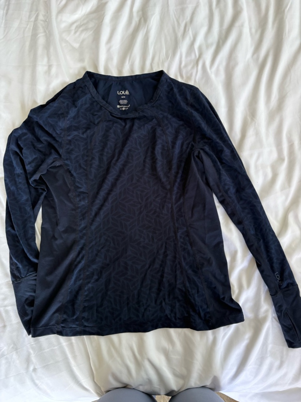 Lole Medium Navy Long Sleeve Active Top